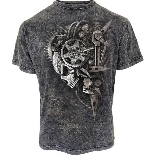 Spiral Direct Unisex Erwachsenen Diesel Punk Säurewäsche T-Shirt