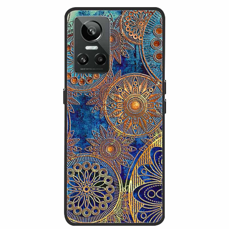 For Realme GT Neo3 5G Case 3D Flower Emboss Soft Silicone Phone Back Cover Case For OPPO Realme GT Neo2 Neo 3 Coque for Bumper