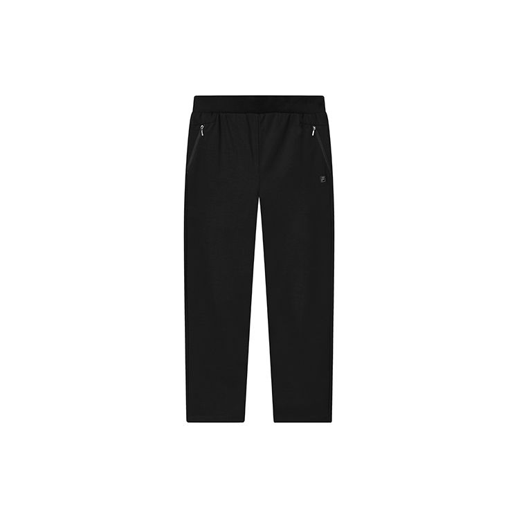 

FILA Logo Straight Leg Sports Knit Pants Women pants Black F11W132657F-BK XS