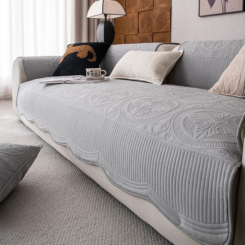 

French Wind Sofa Cushion Light Luxury High-End Full Cover New Special-Shaped Sofa Cover Cover Cloth Four-Season Universal Model 70*70cm