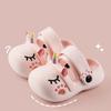 Kids sandals Girls Mules  Cartoon Unicorn  baby Slippers Flat Summer Children's Garden Girl Shoes