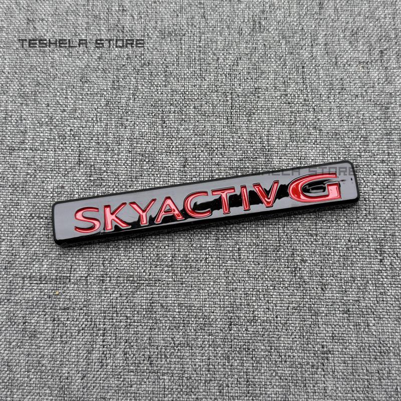 Car Trunk Sticker Aluminium Emblem Trim For MAZDA SKYACTIV CX5 CX30 CX60 CX90 SKYACTIVG CX-4 MX5 MAZDA3 MAZDA5 6 Accessories pbhsg