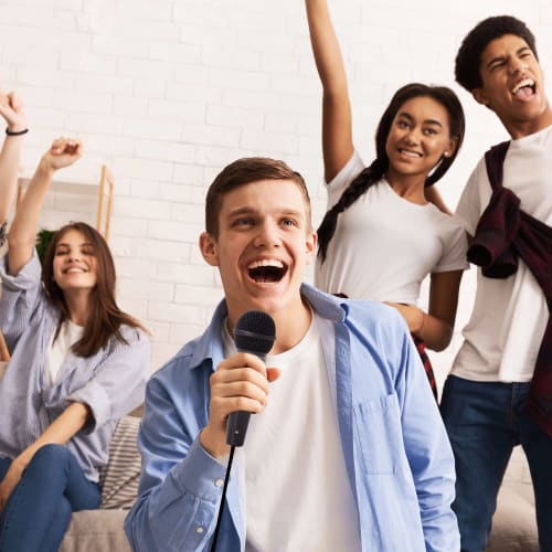 CAROL GS-36SU Switch Karaoke USB Microphone, Unidirectional, for Joy-Cons and Joysound, Wired Gaming Microphone 2.0, USB, High Sound Pickup, 1.5m Cabl