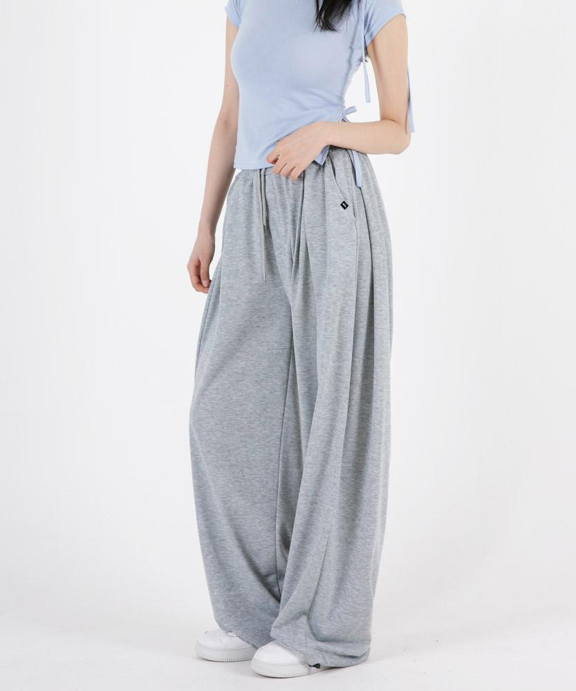 UMM Women'S Fit Important Tuck Point Wide String Pants 3 Colors