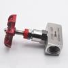 304 Needle Valve J13W Threaded Pressure Gauge Stop Valve Double Ferrule Ball Valve