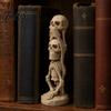 3D Printed Stacking Skull Figurine Figurine, Gothic No Speak Hear See Statue, Halloween Party Horror Decoration for Home Office