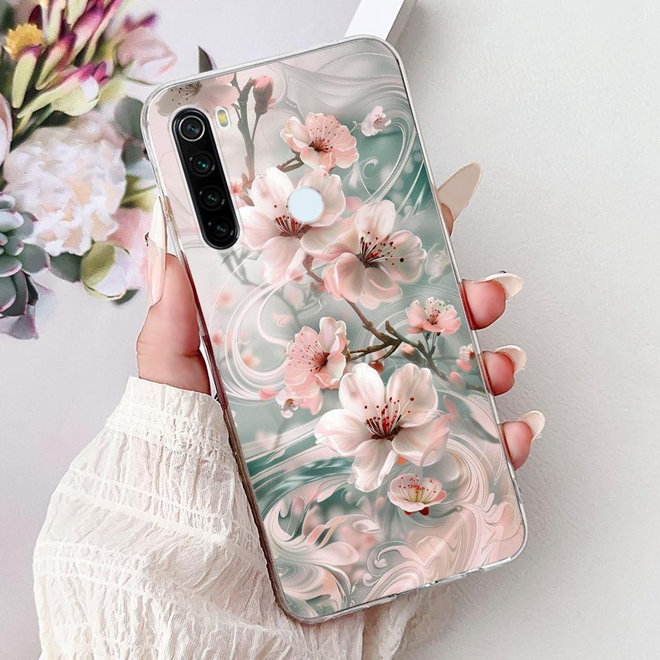 For Xiaomi Redmi Note 8 2021 Case Note 8T New Fashion Painted Cover Soft Silicone Phone Case For Redmi Note 8 Pro Note8 T Fundas