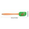 Silicone Spatula Wooden Handle Silicone Scraper Integrated Scraper With Wooden Handle Decorating Spatula Holiday Cute Pan