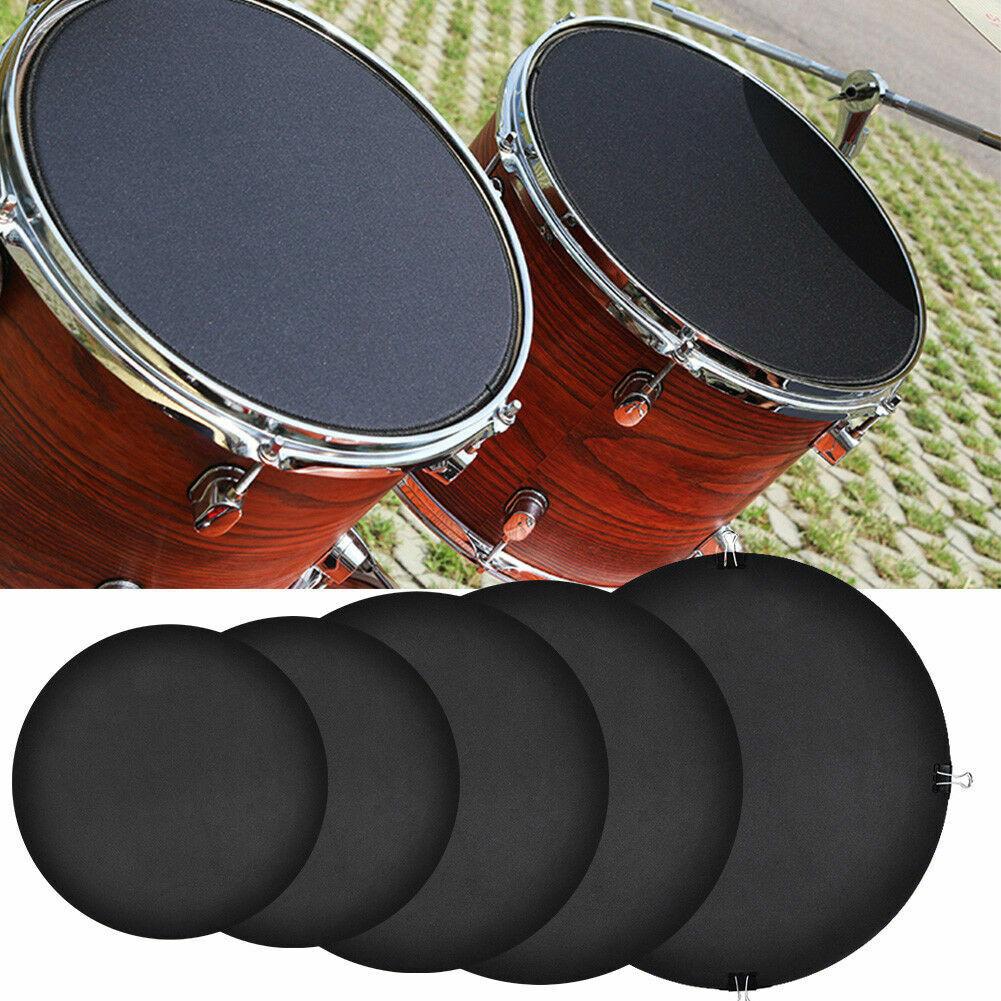 14pcs Drum Mute Pads Silencers Drumming Practice Rubber Foam Pad Cymbal Mute Pad Drum Mute Pad Set Of 14