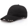 Fashion Cotton Baseball Cap Creative Piercing Ring Hip Hop Cap Men Women Snapback Hat Unisex Adjustable Korean Style Dad Sun Hat