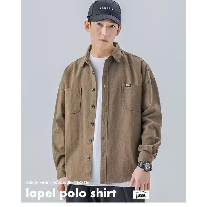 

Trendy Ins Весенне-Осенний выпуск Модный Топ Роскошный Повседневный Мужской Пиджак Рубашка Пальто 3XL хаки