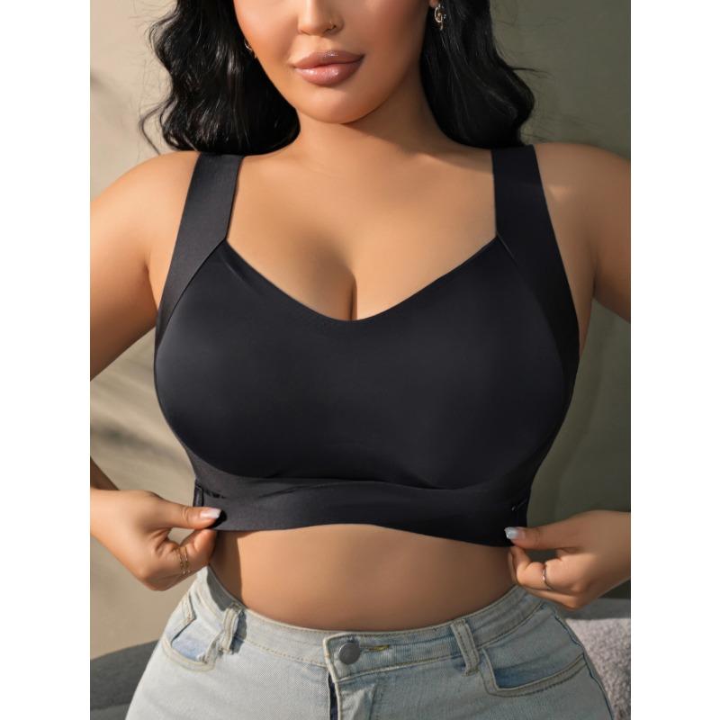 Übergröße Trägerloser Nahtloser Tank-Top-Stil Push-Up BH für Damen mit großer Brust