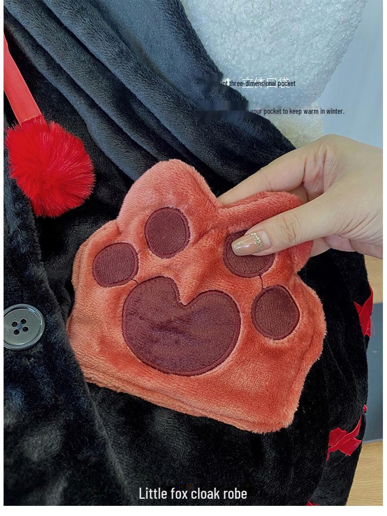 Pijamale Capibara de Lux: Pătură Confortabilă & Pelerină Șal - Pufoasă, Pelerină Robă Leneșă