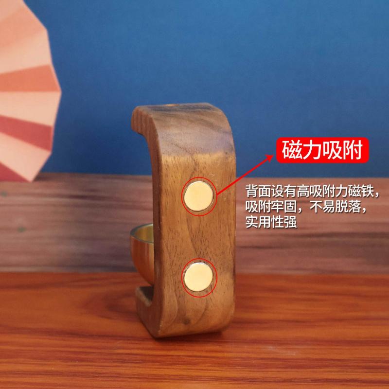 Magnetic Wooden Doorbell Dopamine Wind Chime for Entryway, Shop Entry Reminder Bell, New Chinese Style Decoration
