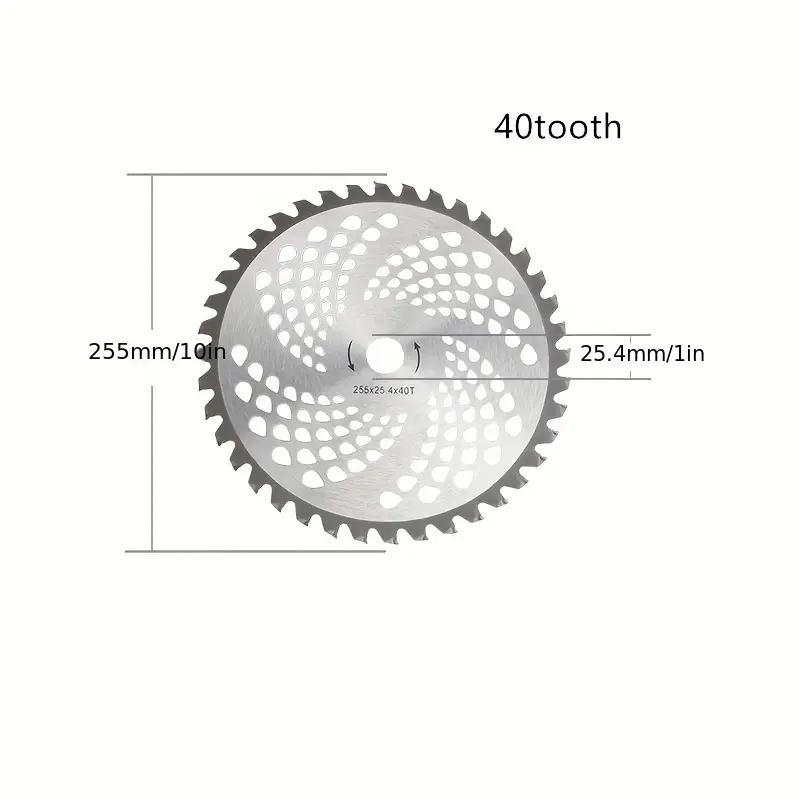 40/60/80 Teeth Grass Trimmer Head Blade Wood Brush Cutter Disc Compatible With Lawn Mower Weed Lawnmower Parts Garden Power Tool