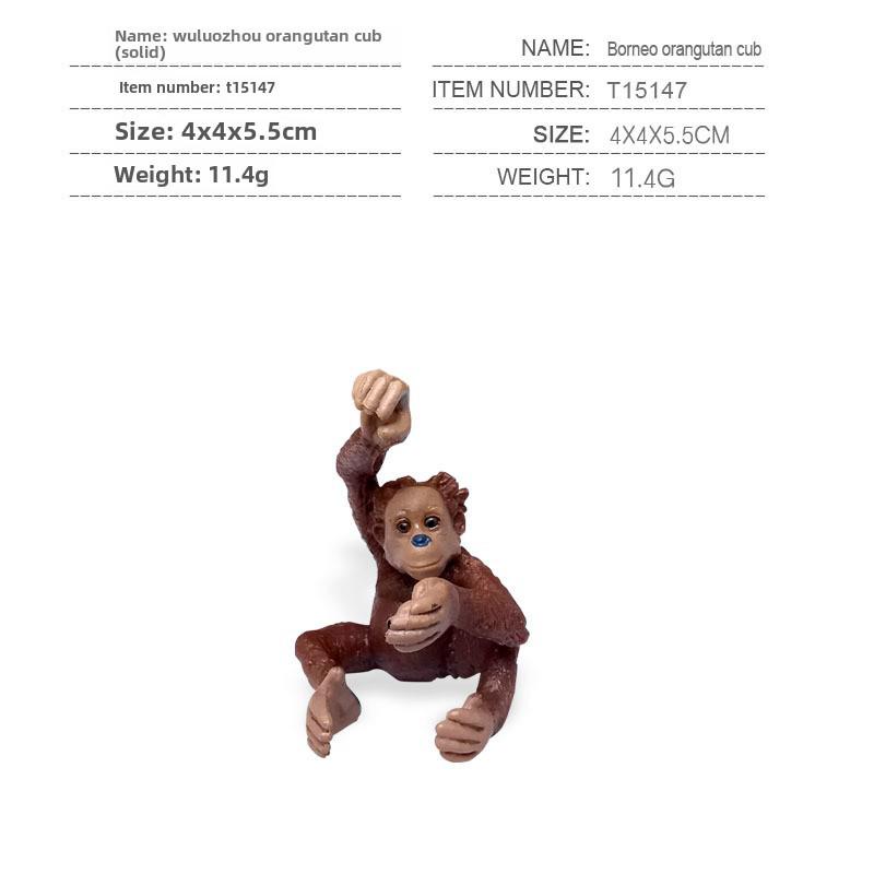 Schimpanse und Gorilla Stehend Zoo Modell Spielzeug