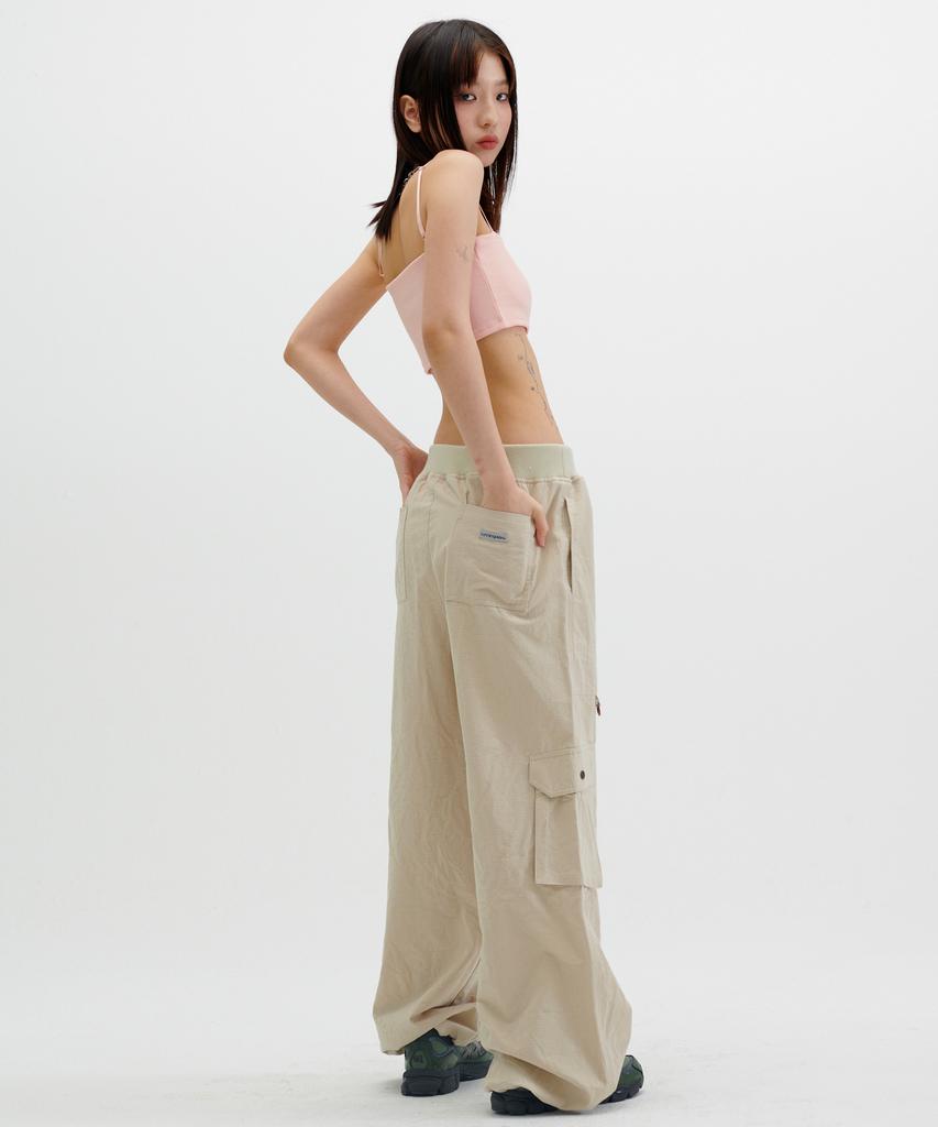 Leoninghai Logo Embroidered Tube Top [Coral]