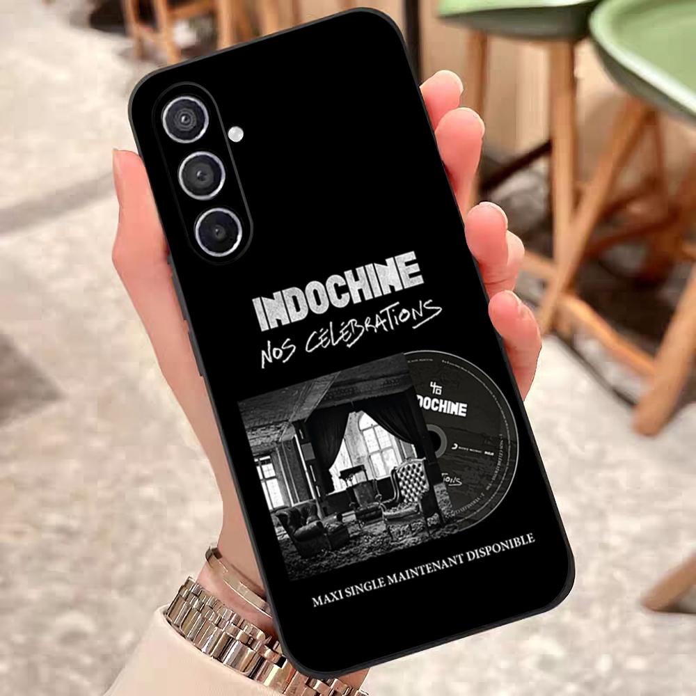 Band Indochine Phone Case For Samsung S25 Edge 24 23 22 21 20 Ultra Plus Fe Galaxy A54 53 34 25 16 Silicon Cover