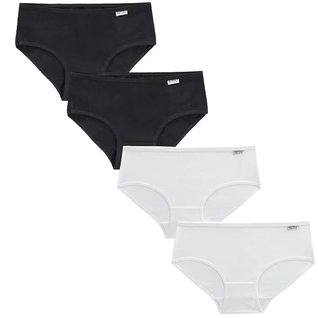 4Pcs/Lot Candy Color Kid Girls Panties Cotton Women's Panties 12-18 Years Old