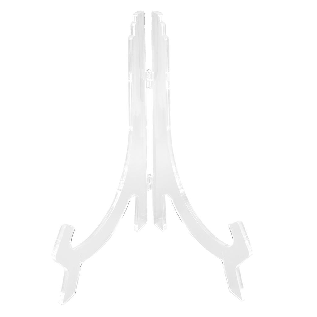 Runde Uhr Steht Acryl Zertifikat Display Halterung Rack-Home Ornament für Fotoalbum