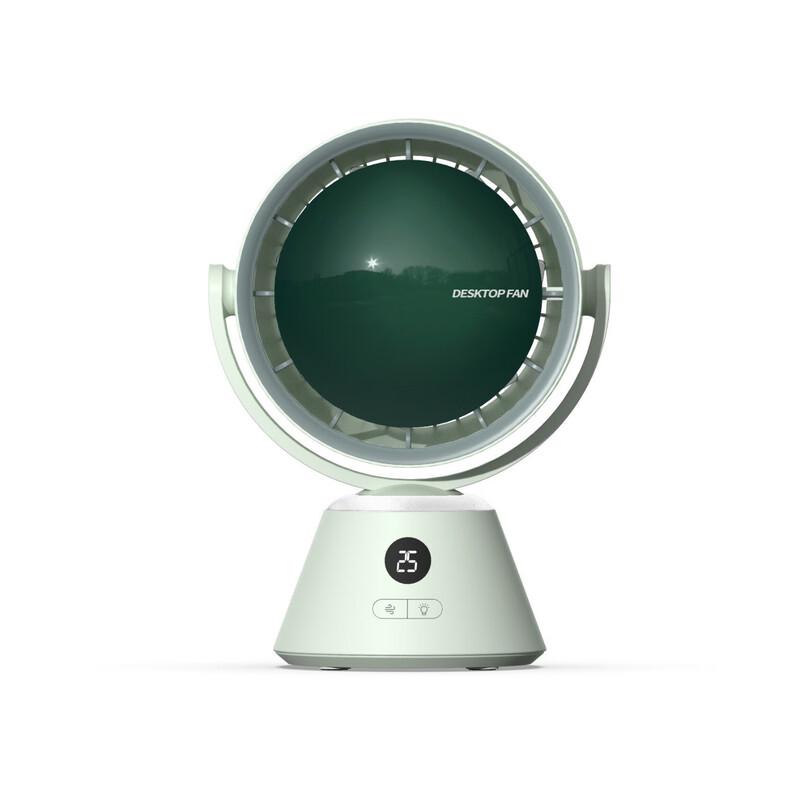 Lishen High-Speed USB Desk Fan with Remote Control and Light