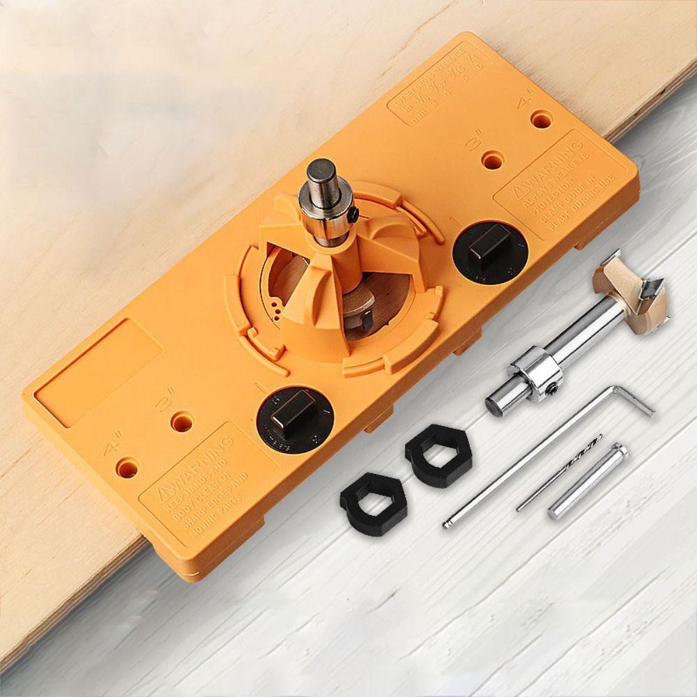 Cup Style Design 35MM Hinge Jig Hole Punch Boring Hole Drill Guide  DIY Projects