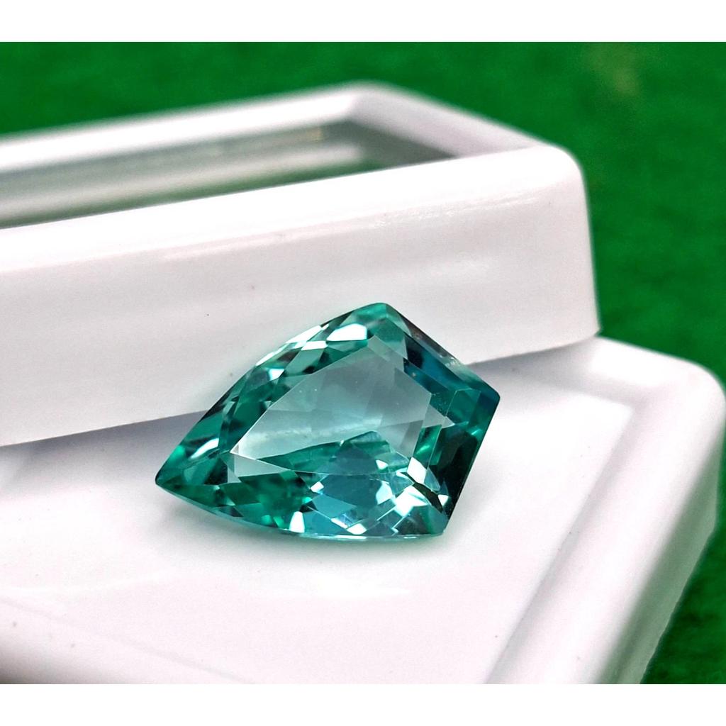 Natural Sri Lanka Green Sapphire Fancy Cut 5-7 Ct Beautiful Certified Gemstone