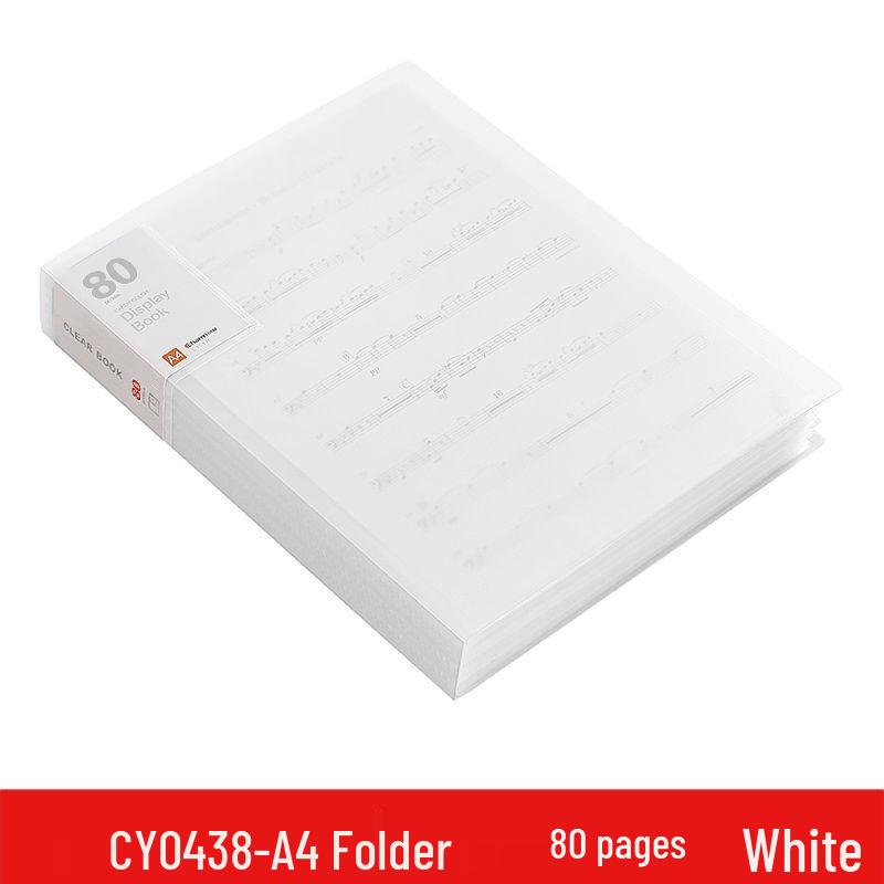 A4 Transparent Multilayer Insert Pockets Folder for Student Documents & Certificates