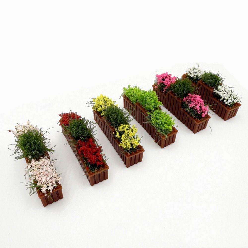 1:12 Scale Cherry Blossom Flowers Lifelike Garden Lifelike Artificial Flower Doll House Decor