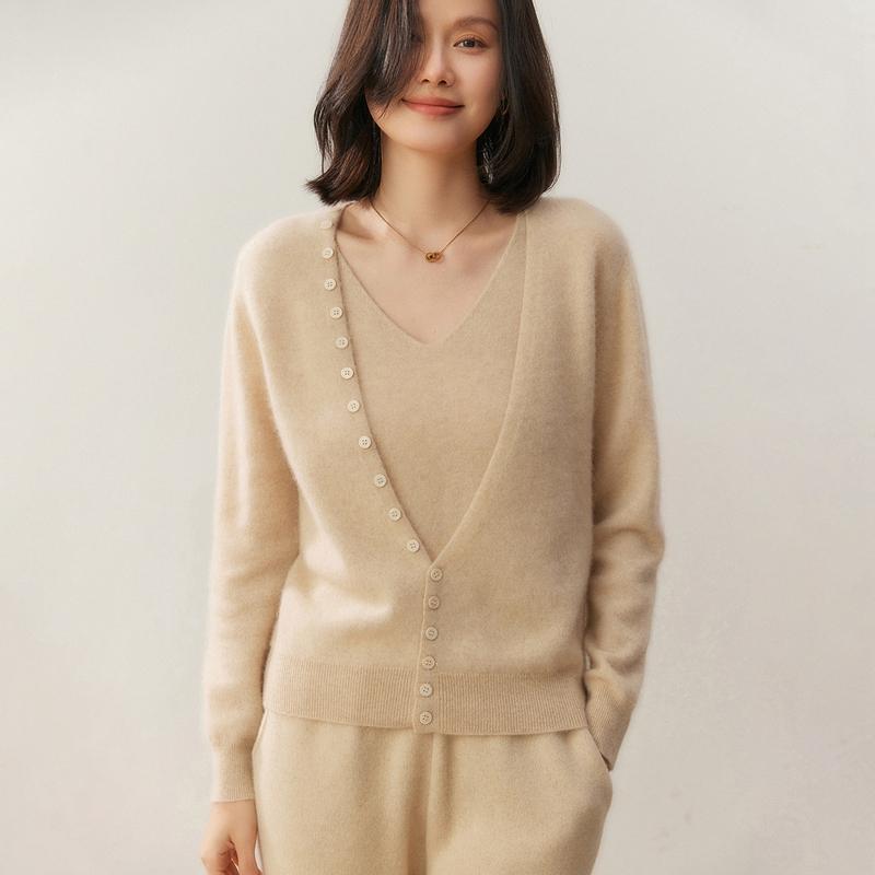 Pulover de damă Qinghe 100% Cașmir Pur - Pulover de iarnă de lux ultra moale