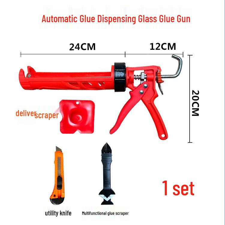 Automatic Structural Adhesive & Sealant Gun for Silicone and Glass - Home & Window Decoration Tool