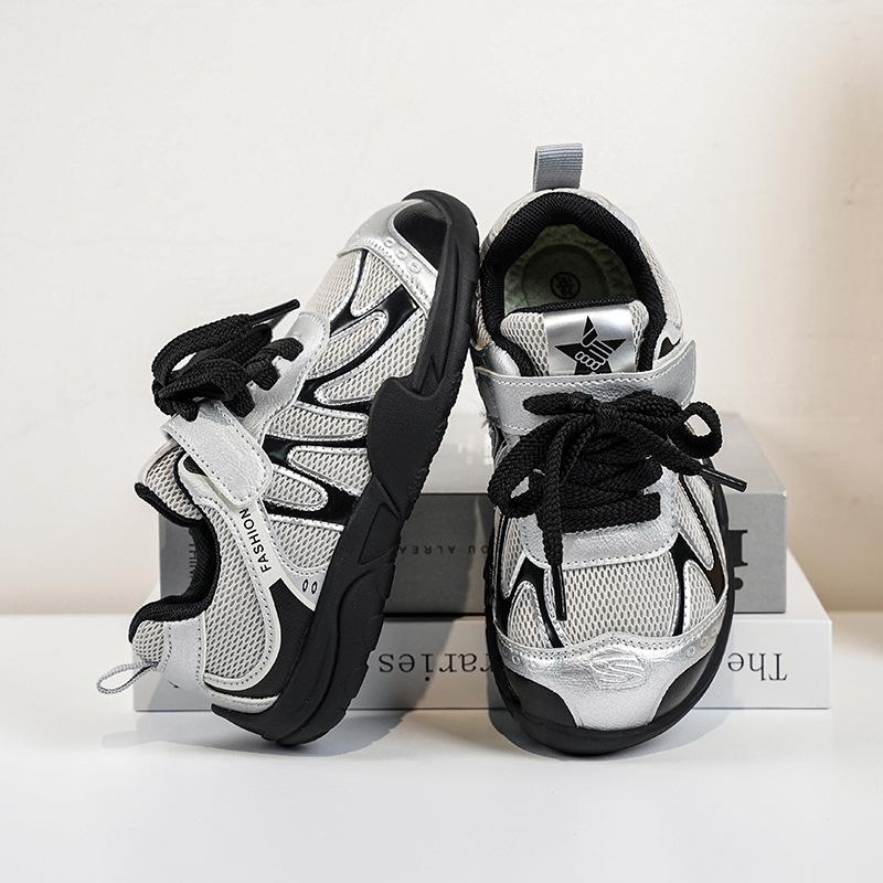 

Children s versatile outdoor hiking shoes in autumn 2025 new girls mesh breathable Forrest Gump shoes Korean version of boys shoes 27
