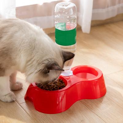 Ciotole Doppie per Animali Domestici Grande Capacità PP per Uso Alimentare Doppio Uso Cucciolo Cane Cibo Acqua