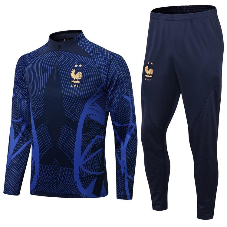 National Team Brazil France Germany England Argentina Portugal Italy Football Training Suit Long Sleeve Suit