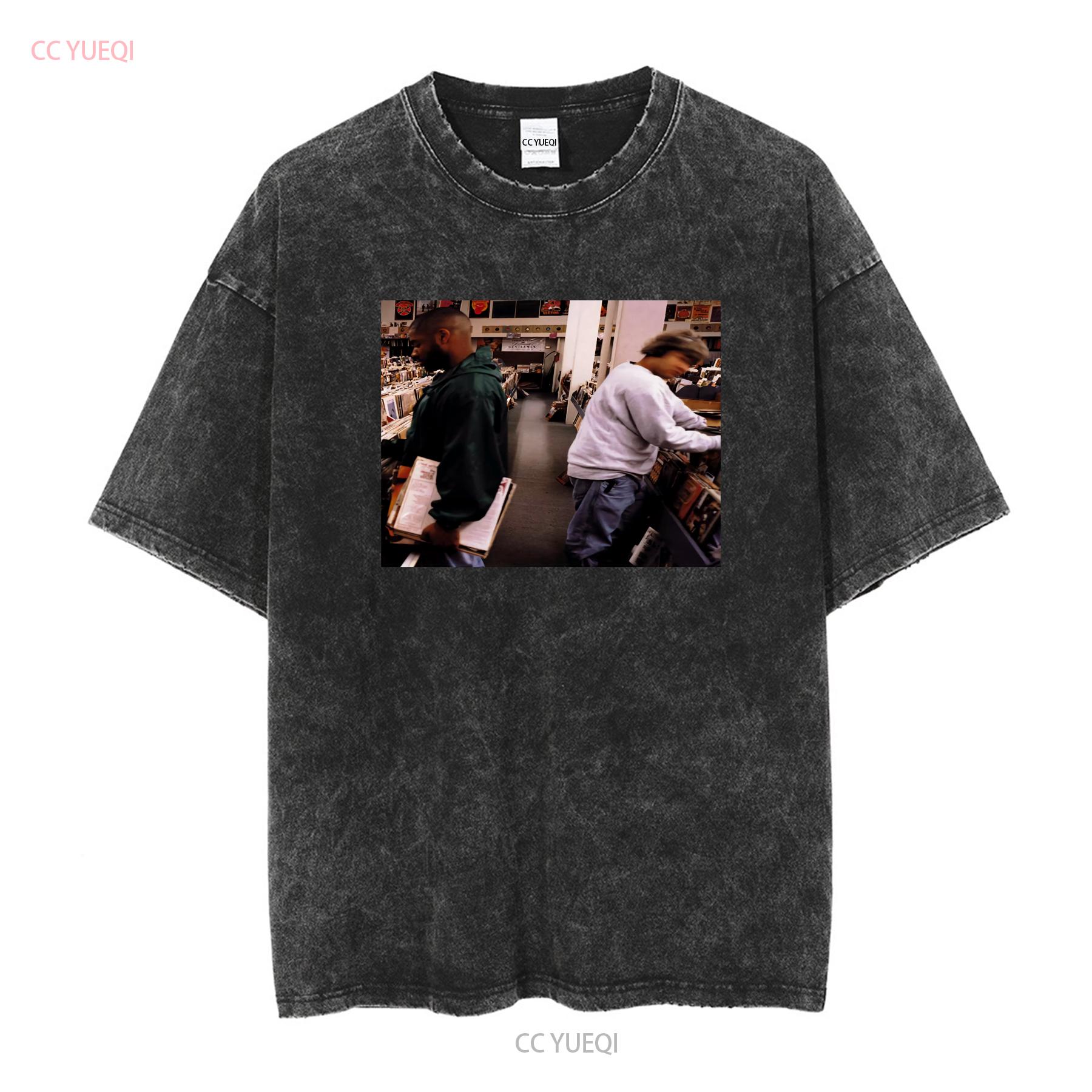 

DJ SHADOW T SHIRT entroducing vinyl cd cover SMALL MEDIUM LARGE XL long or short sleeves vintage Washed designer clothes L