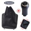 For OPEL VAUXHALL Zafira B 2005 2006 2007 2008 2009 2010 2011 2012 2013 2014 5 / 6 Speed Car Shift Gear Knob With Leather
