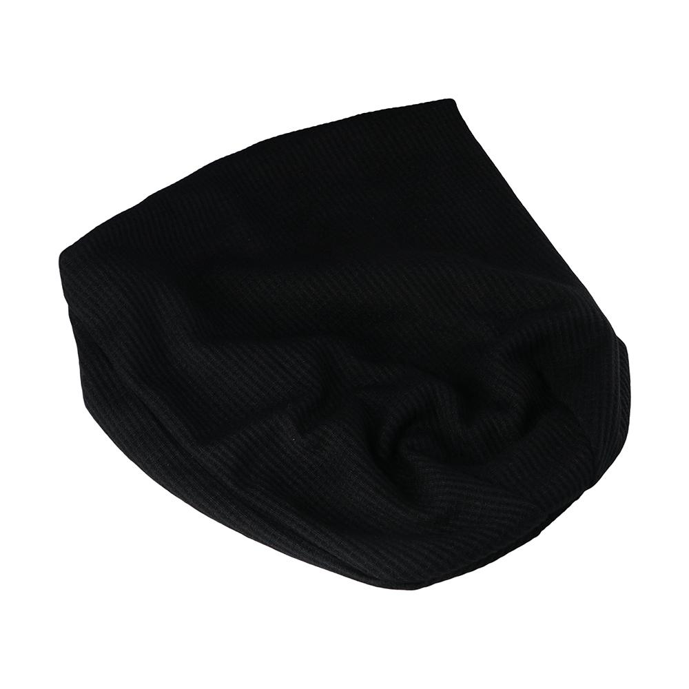 Breathable Thin Fashion Solid Color Women Hip Hop Striped Bonnets Pile Cap Turban Hat Beanie Hat