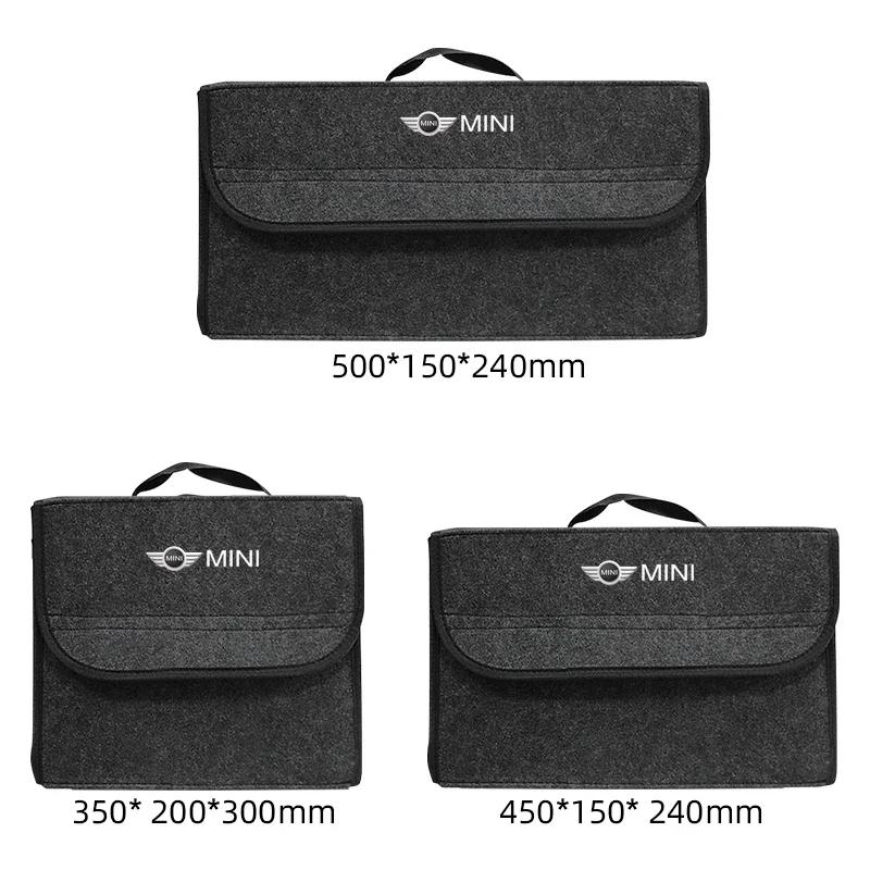 Car Storage Bag Foldable Travel Organizer Box Trunk Tool Case For MINI Cooper R56 F56 R50 JCW Cabrio Countryman Clubman WORKS LL46