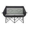 VEVOR Double Camping Chair, Oversized Two Person Camp Chair with 660 Lbs Heavy Duty Support, with Dual Cup Holders, Wine Glass Holders