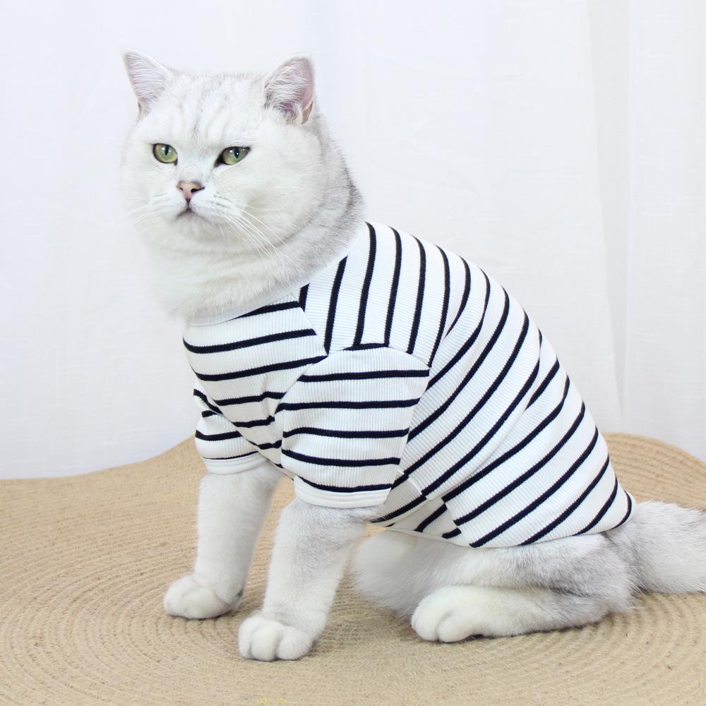 Dog cat pet clothes spring and summer thin Bichon corgi shiba dog fighting clothes anti-hair loss