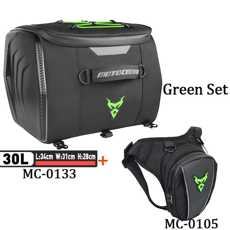 MOTOCENTRIC Waterproof Motorcycle Helmet Bag 37L 30L High Capacity Multi-functional Shoulder Waist Bag Luggage Moto Equipment