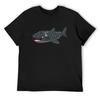 Cute Whale Shark Happy Cartoon Illustration T-Shirt Korean Fashion Plus Sizes T Shirt for Men
