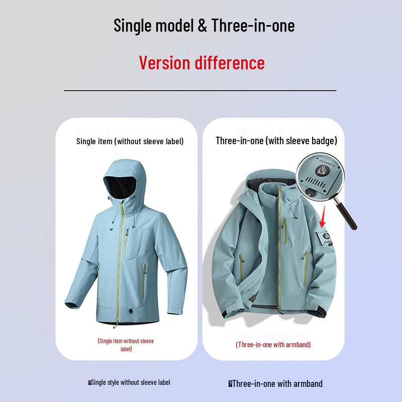 ROMON Unisex Outdoor Windproof Waterproof Jacket