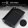 [Automotive Mechanic Supervised] Roomy Accessory Console Box Center Console Pocket [Felt Included][Hidden Storage][Installs in 1 Second] Compatible wi