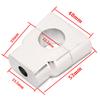 Universal 7/8" 22mm Silver Motorcycle HandleBar Mount Clamp Riser Aluminum Alloy CNC Handle Bar Risers Clamps For Yamaha Honda Kawasaki BMW