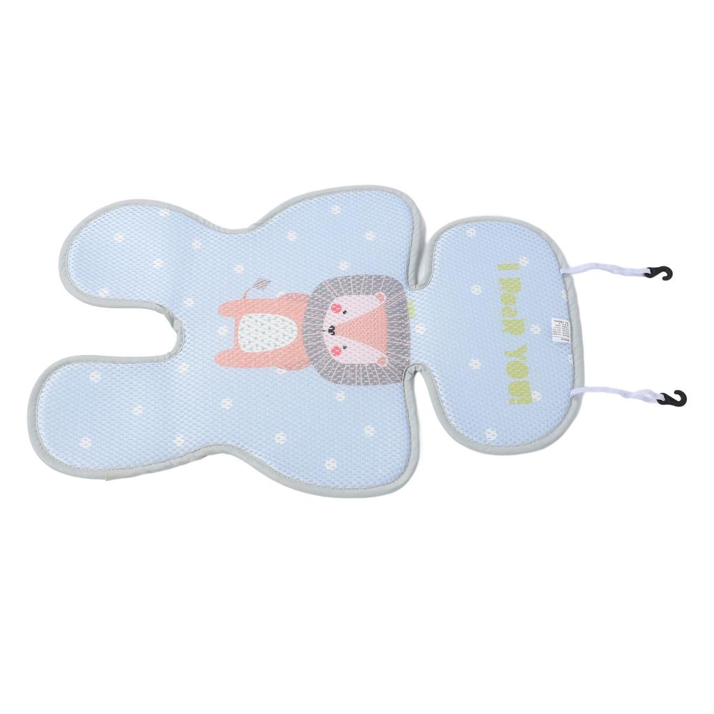 Ice Stroller Cooler Mat Universal 3D Breathable Car Seat Cooling Pad for Toddlers Small Lion