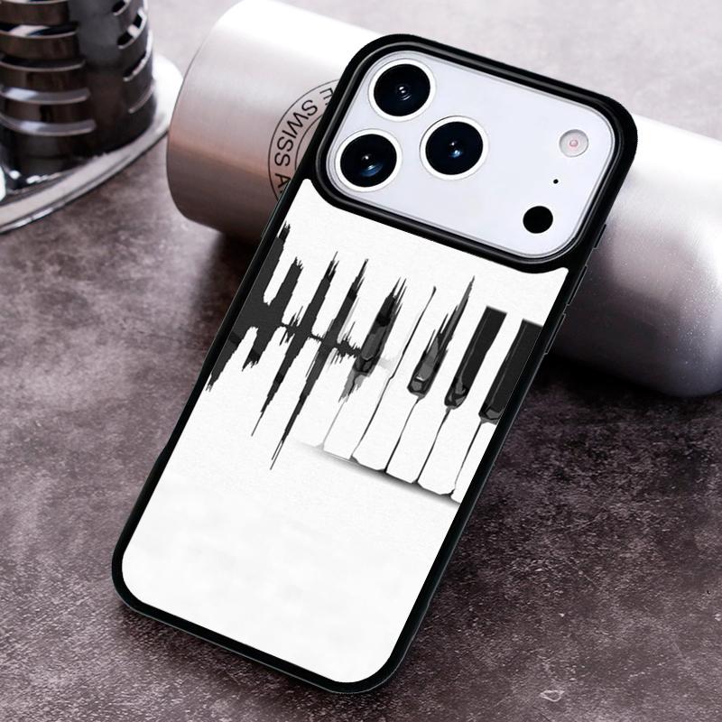 

Minimalist Music Lover Phone Case for iPhone 17 16 15 Pro Max Air 14 13 12 11 Plus Shockproof Capa Cover iPhone 15 Pro