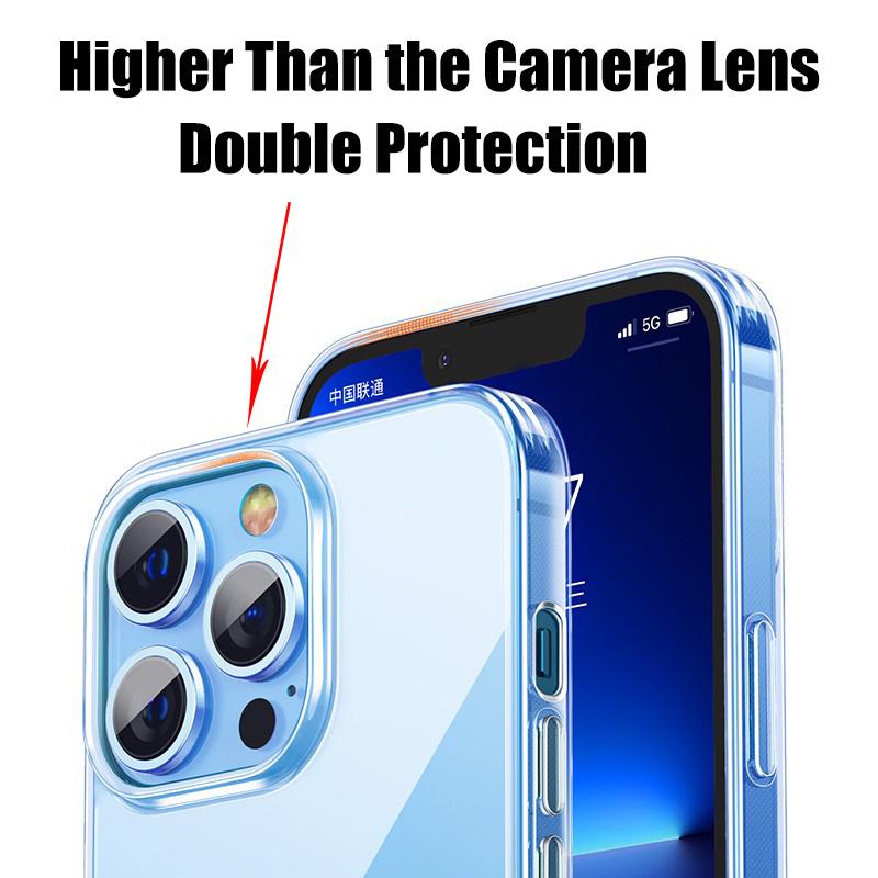 Ultra Thin Clear Case For Iphone 11 12 13 Pro Xs Max Xr X Soft Tpu Silicone For Iphone 13 Mini Back Cover Phone Case