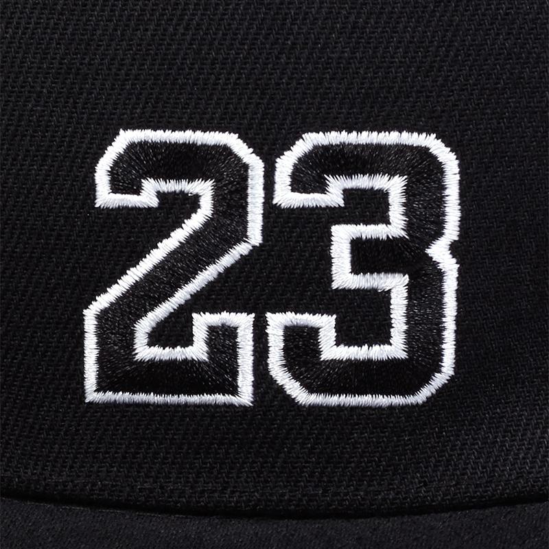 Unisex 23 Stickerei Hip-Hop Mützen Mode Outdoor Verstellbare Lässige Baseballkappen Sonnenschutzhut