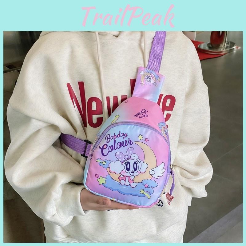 Print Delightful Anime Chest Bag For Children In Lovely Colors Perfect For Use Kindergarten